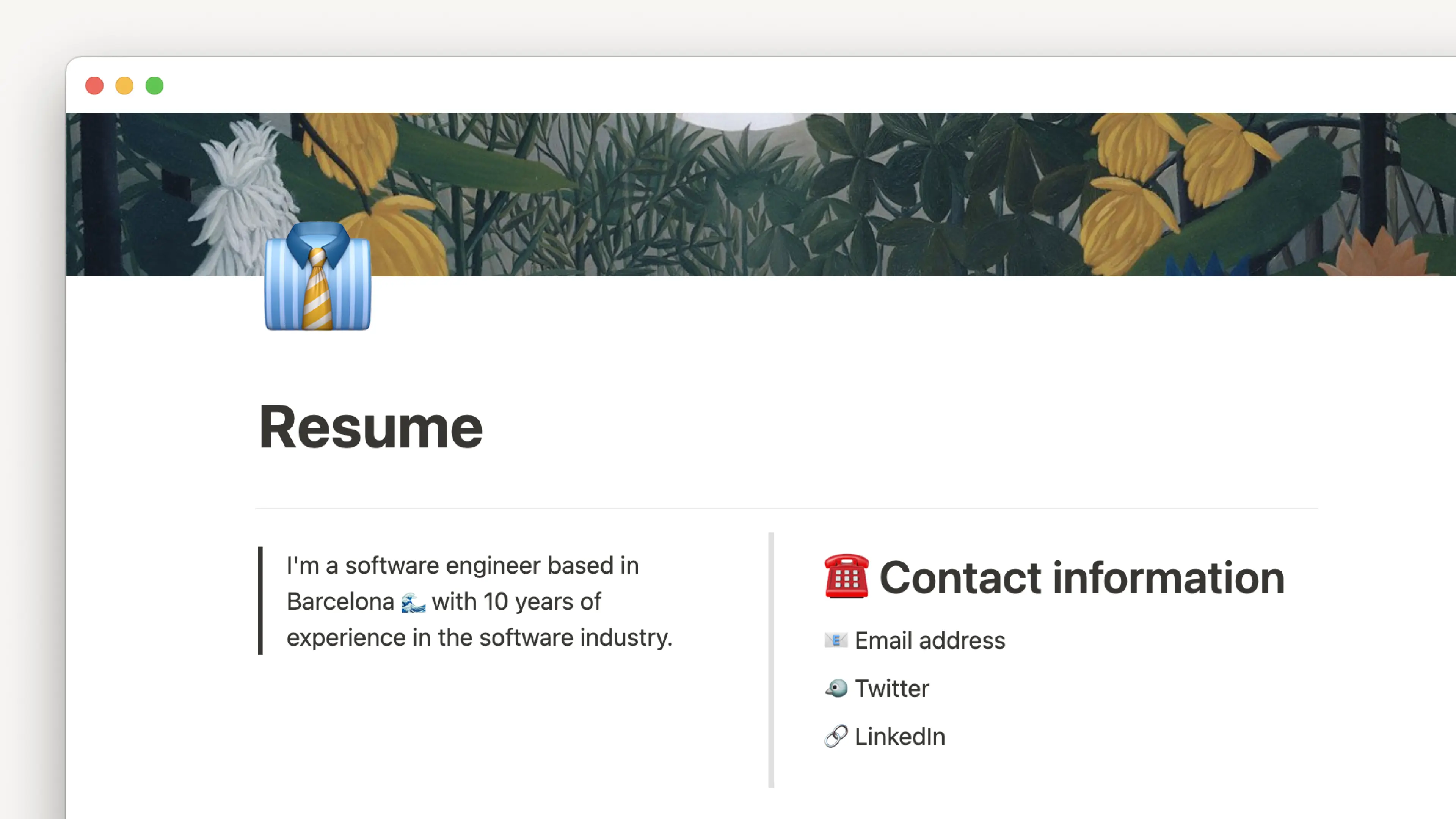 Columns, headings & dividers - hero