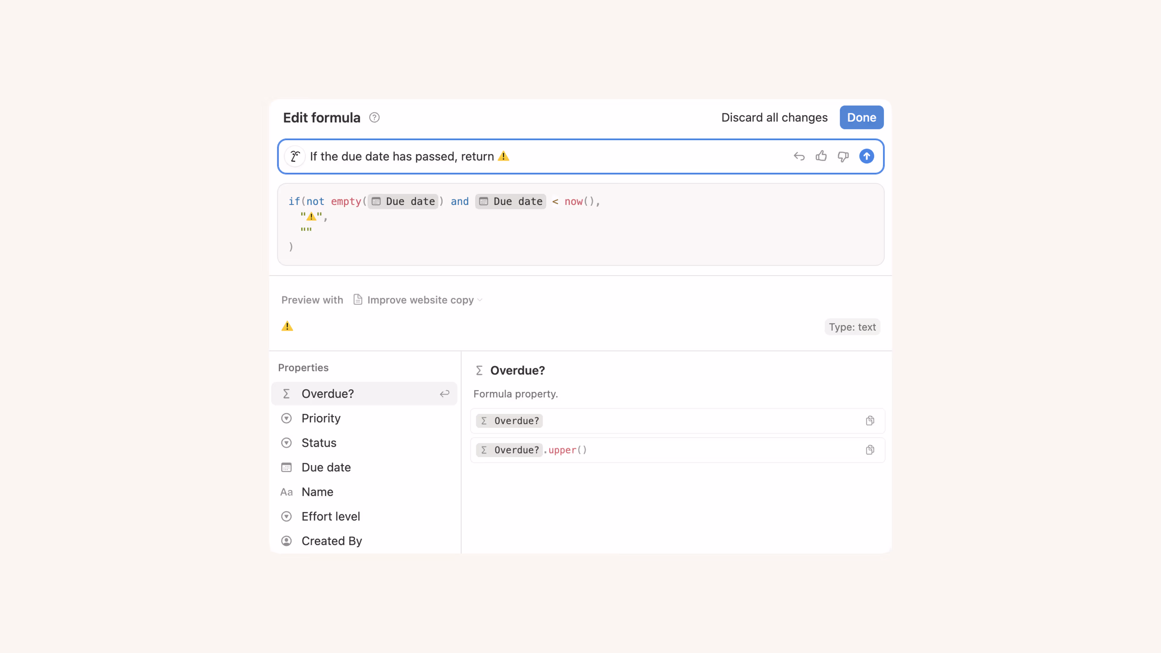 Formulas functions hero