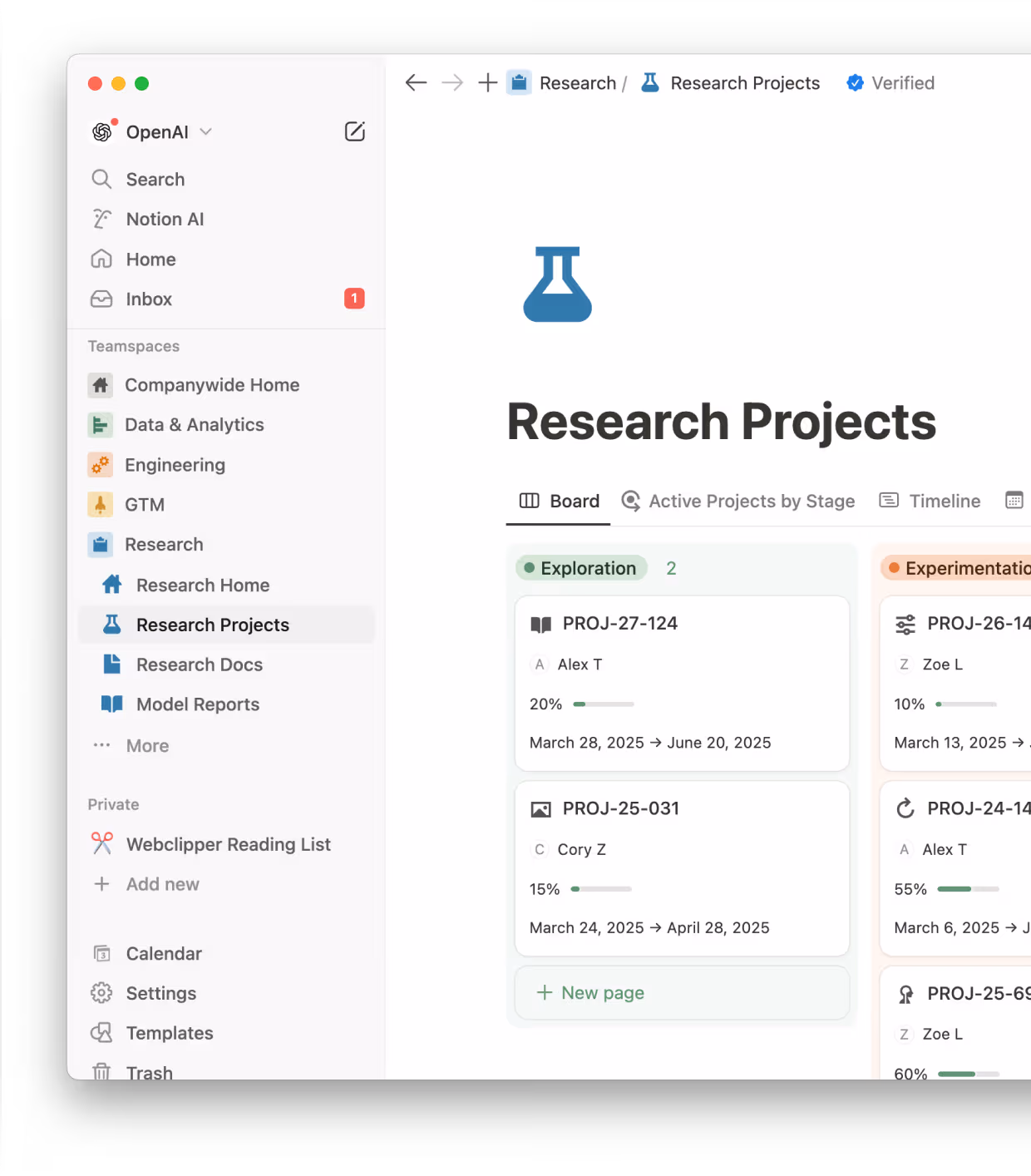 "Notion has become an integral part of our entire research flow and product development process, from daily stand-ups to coding to shipping and iterating new models faster and faster,” says Karina Nguyen of OpenAI’s research team.