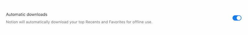 Balancing how Notion downloads and keeps recent pages and favorite pages offline was an early challenge.