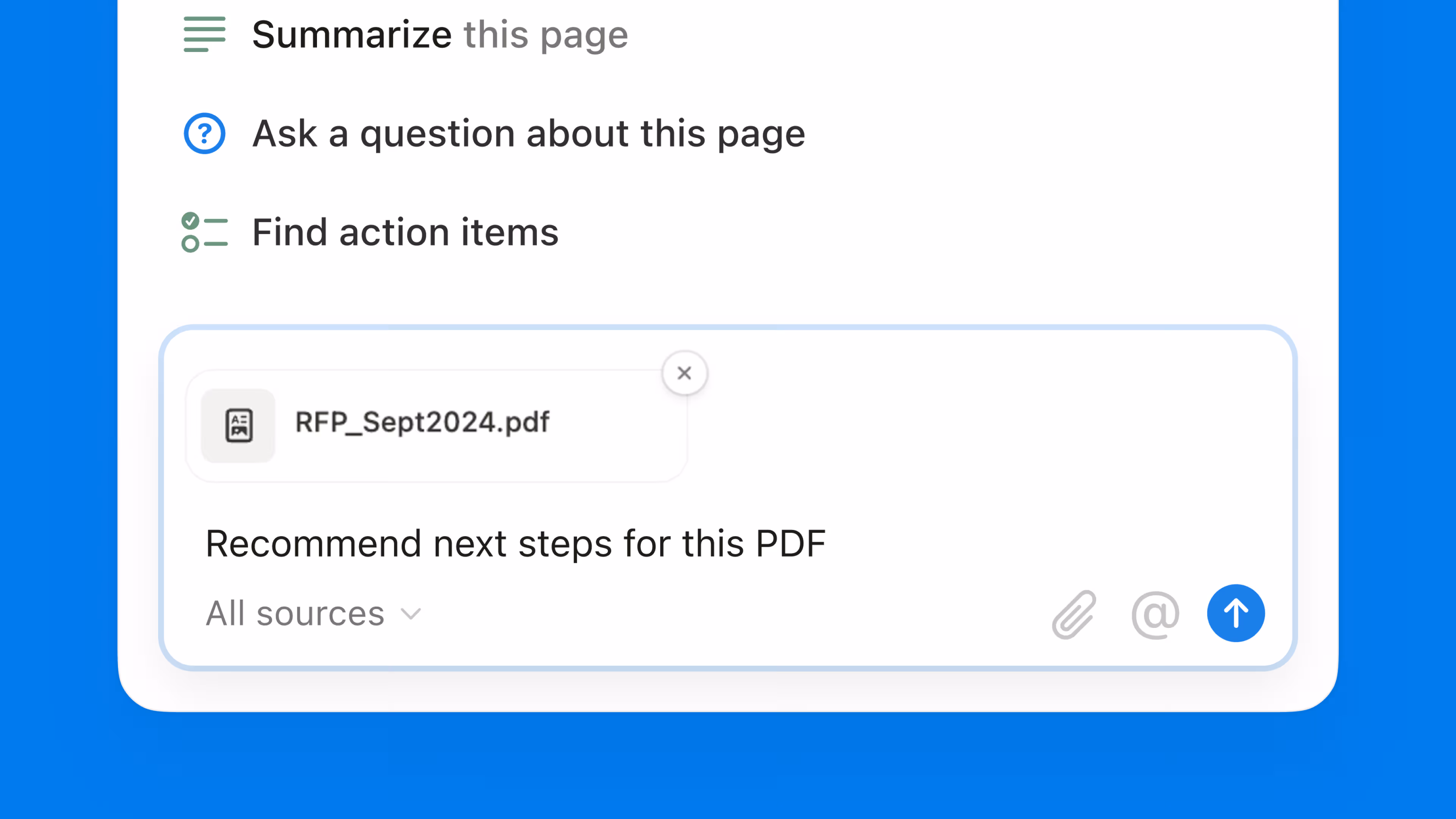 Analyze PDFs and images